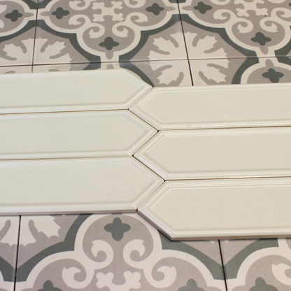 Naima Neo Mint Alhambra Ceramic Tile 6.5 x 33cm