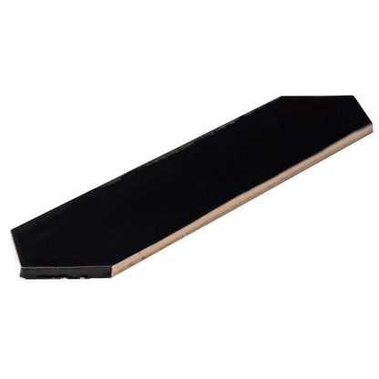 Tribeca Picket Black Ceramic Tile 6.5 x 33.2cm-Estudio Ceramica-Delforno