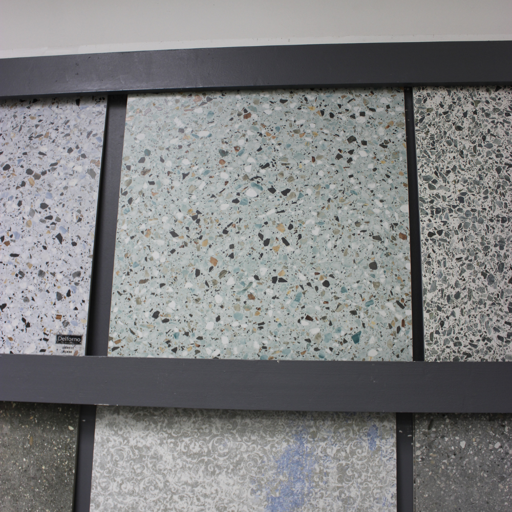 Terrazzo Melody Leaf Porcelain Tile 60 x 60cm-Delforno