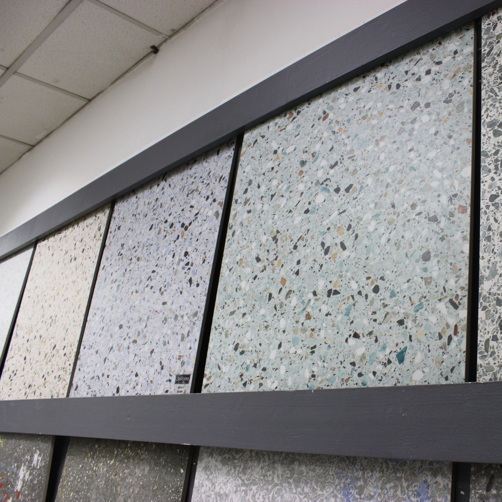 Terrazzo Melody Leaf Porcelain Tile 60 x 60cm-Delforno