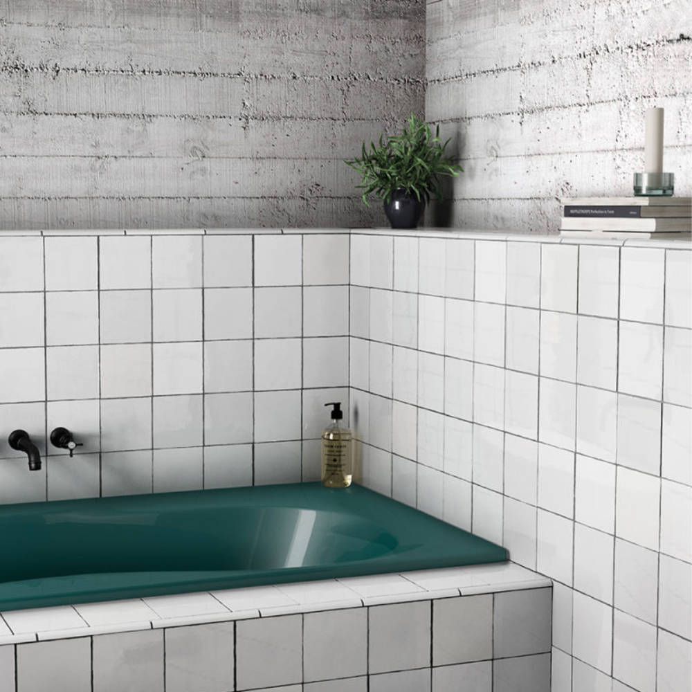 Artisan White Ceramic Tile 13.2 x 13.2cm-Delforno