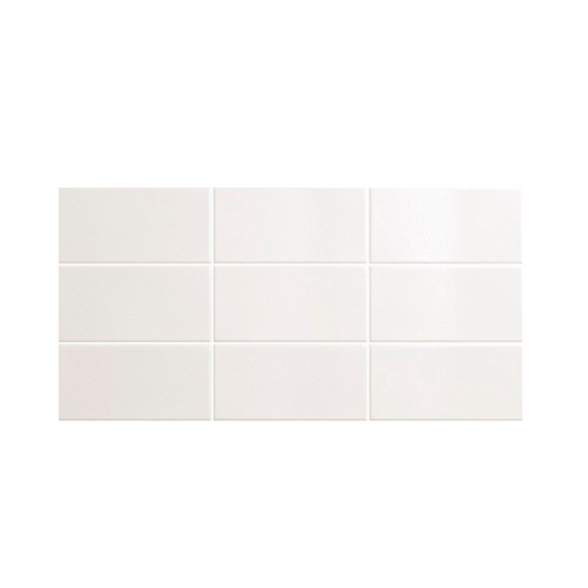 Crackle White Ceramic Tile 7.5 x 15cm-Delforno