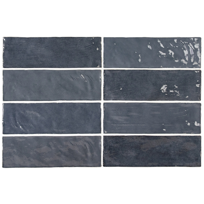La Riviera Blue Reef Ceramic Tile 6.5 x 20cm