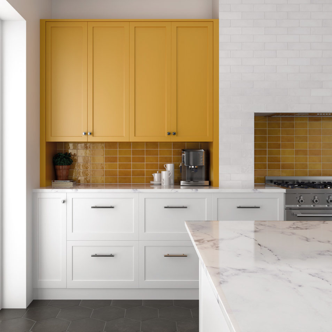 Village Tuscany Gold Ceramic Tile 6.5 x 13.2cm-Delforno