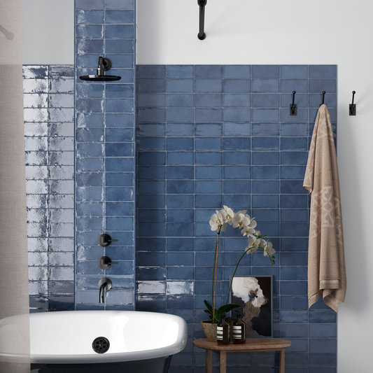 Altea Thistle Blue Ceramic Tile 7.5 x 15cm-Delforno