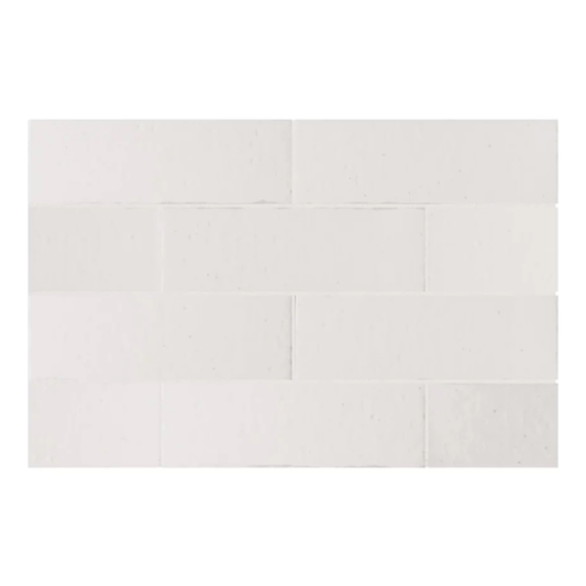 Kalma White Porcelain Tile 6 x 18.6cm-Delforno