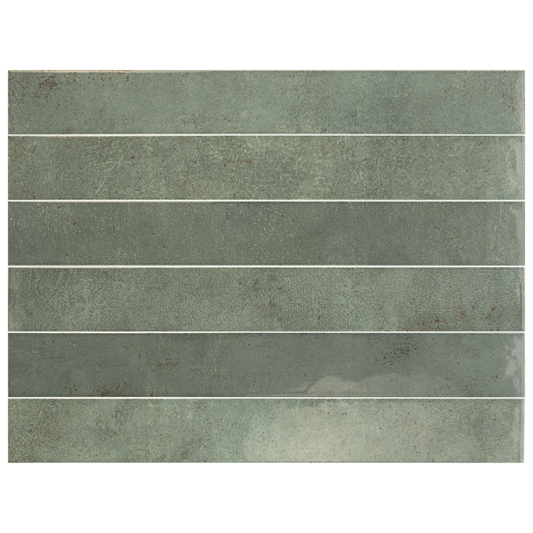 Verticale Oakmoss Porcelain Tile 5 x 40cm-Delforno