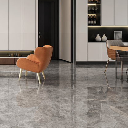 Cloud Grey Honed Marble Tile 60 x 60cm-Delforno
