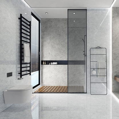 Cloud Grey Honed Marble Tile 60 x 60cm-Delforno