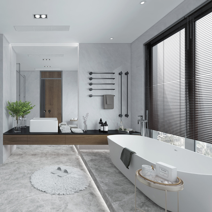 Cloud Grey Honed Marble Tile 60 x 60cm-Delforno