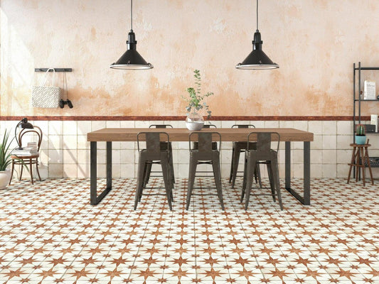 FS Star Rust Ceramic Tile 45 x 45cm-Delforno
