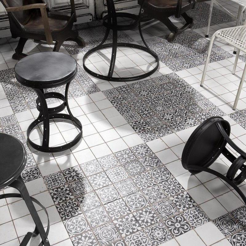 Foligno Faenza Nero Ceramic Tile 33 x 33cm-Delforno
