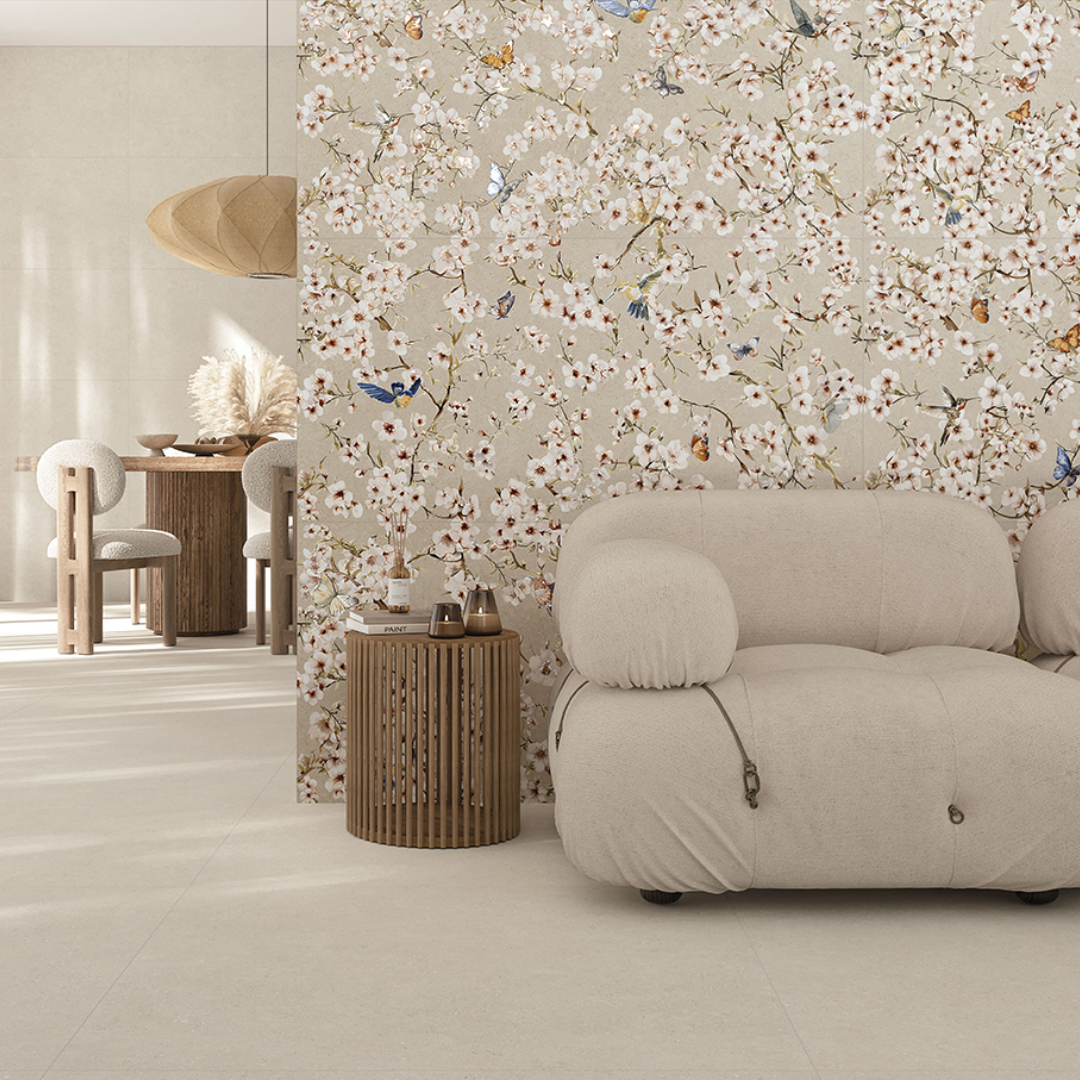 Spring Sand Porcelain Tile 60 x 120cm-Delforno