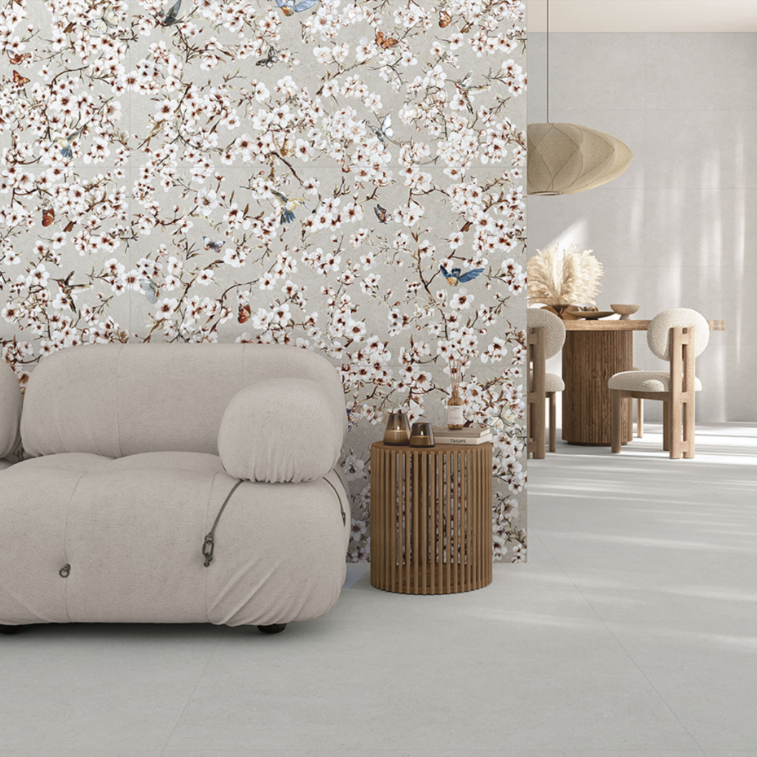 Spring Grey Porcelain Tile 60 x 120cm-Delforno