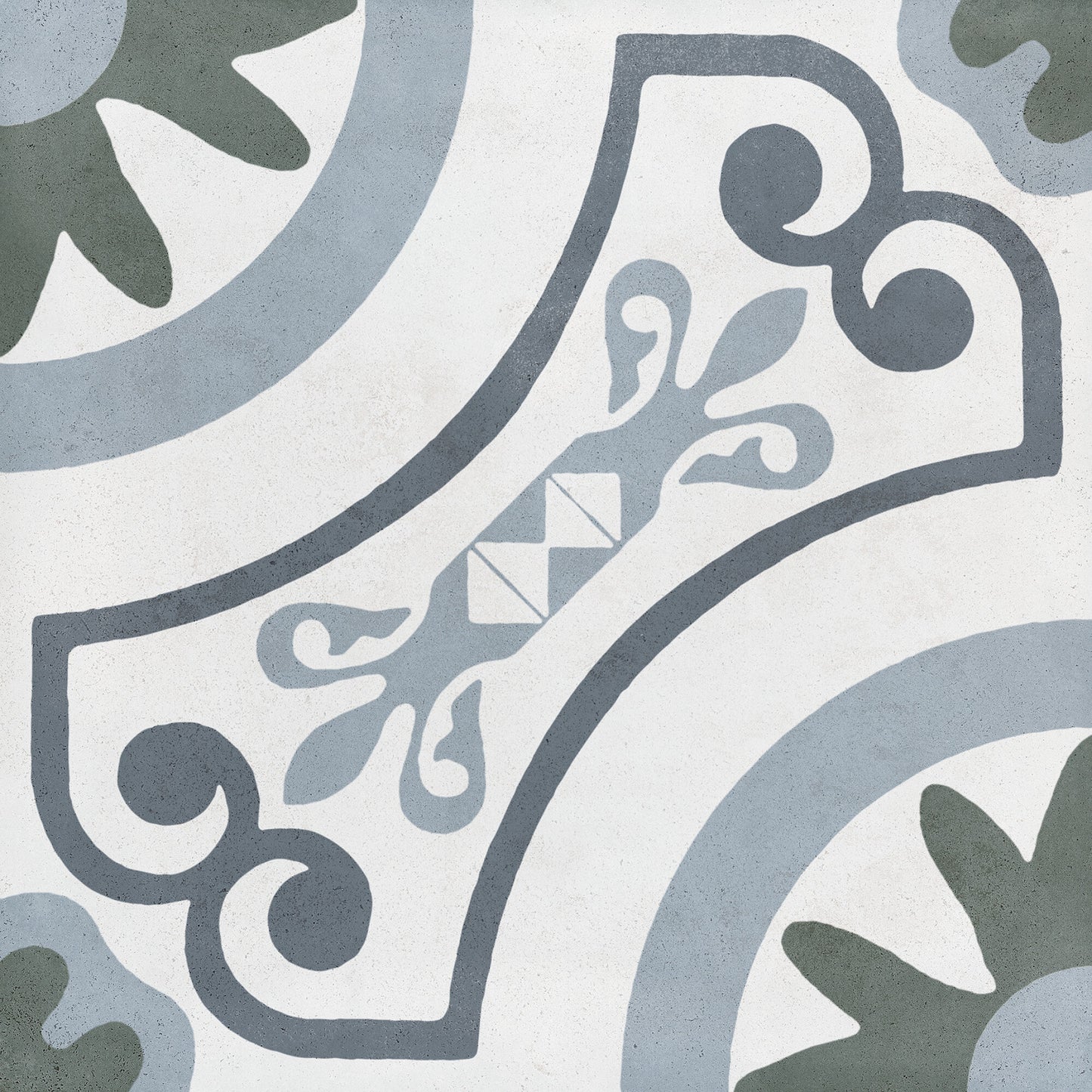 Havana White Garden Porcelain Tile 22.3 x 22.3cm