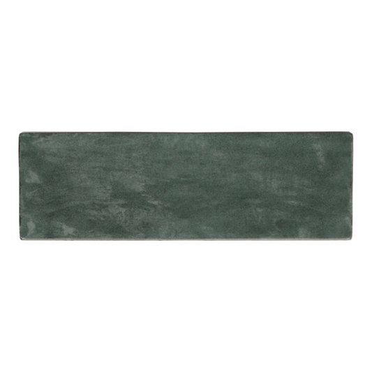 Riad Green Ceramic Tile 6.5 x 20cm-Delforno