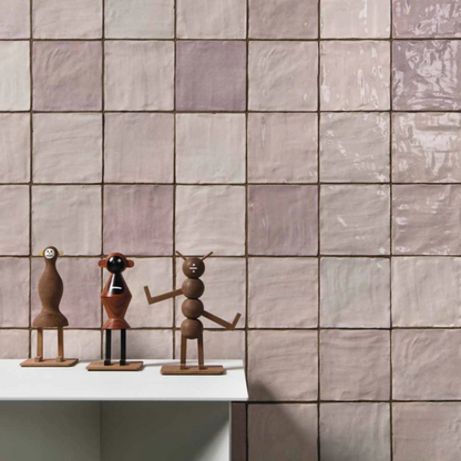 Riad Pink Ceramic Tile 10 x 10cm-Harmony-Delforno