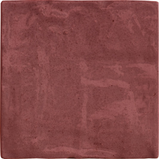 Riad Red Ceramic Tile10 x 10cm-Harmony-Delforno