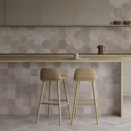Riad Taupe Ceramic Tile 10 x 10cm