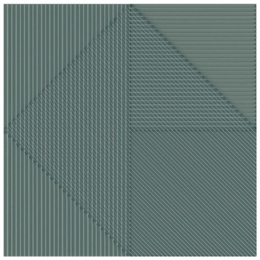 Lins Teal Ceramic Tile 20 x 20cm