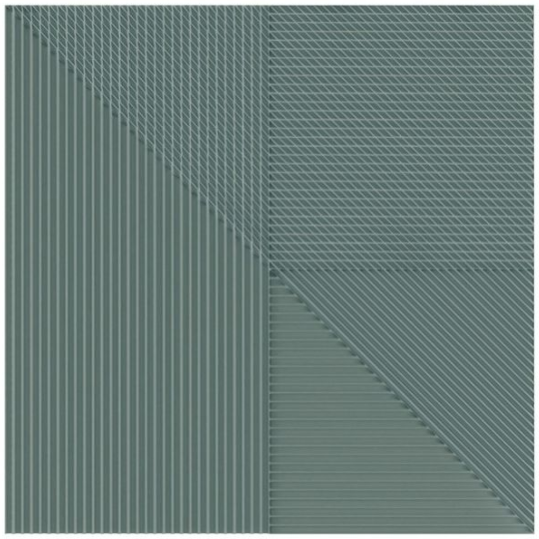 Lins Teal Ceramic Tile 20 x 20cm