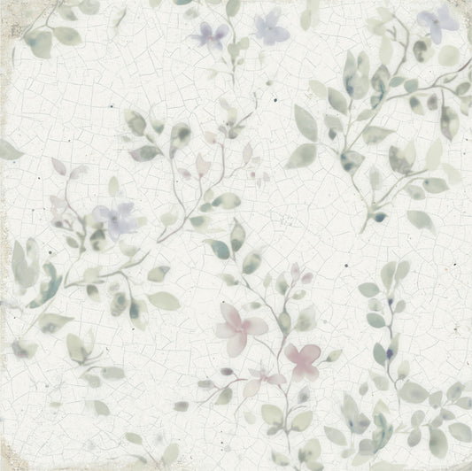 Mayolica Bloom Porcelain Tile 15 x 15cm-Delforno