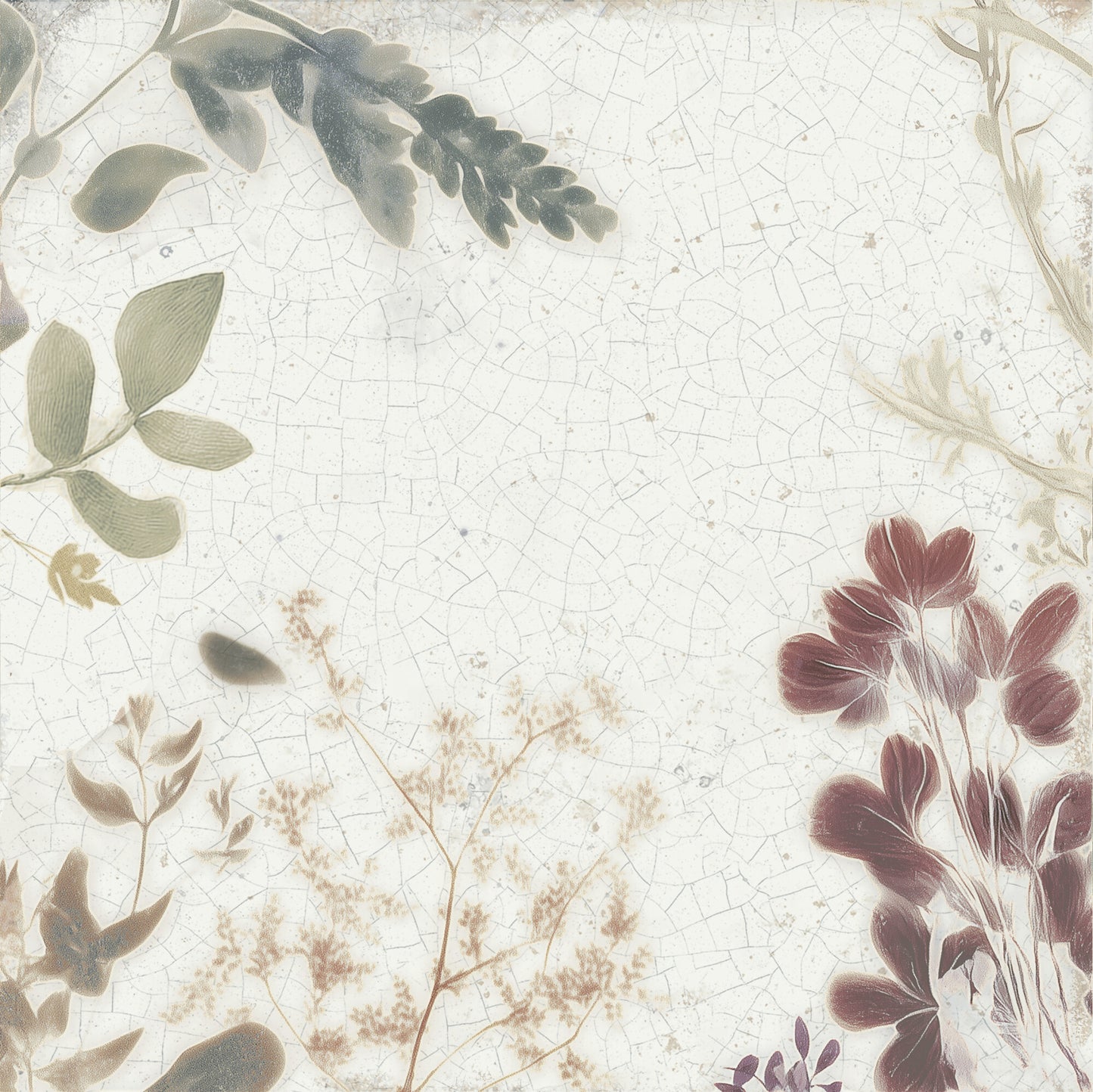 Mayolica Forest Porcelain Tile 15 x 15cm-Delforno