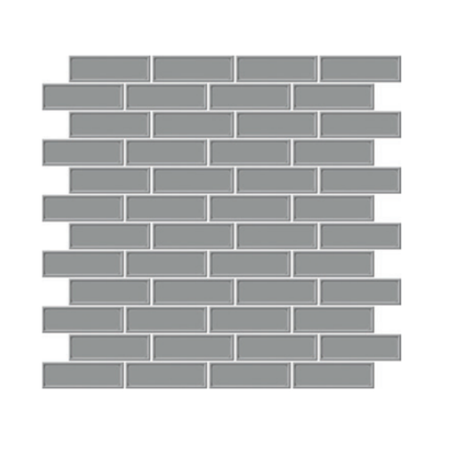 Roxy Brick Hermatite Mosaic 33 x 33cm-Delforno