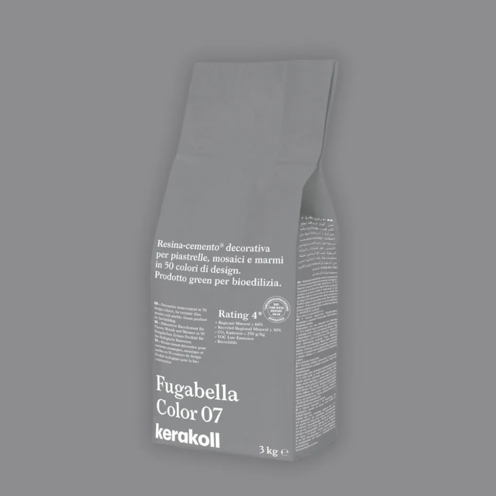 Fugabella Color Grout 07 Grey 3Kg-Kerakoll-Delforno