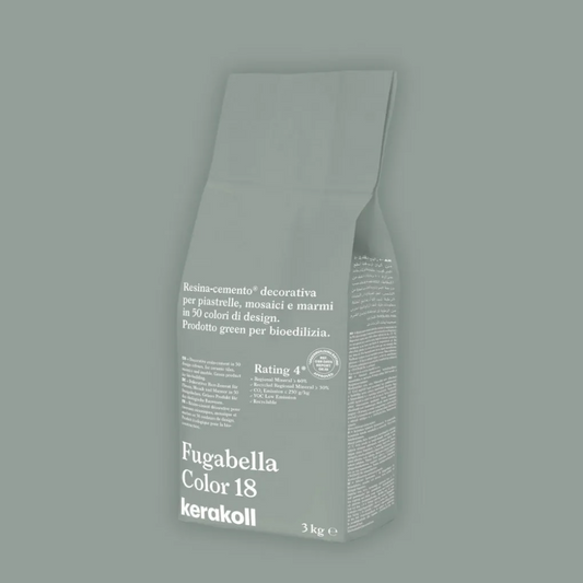 Fugabella Color Grout 18 Sage 3Kg-Delforno