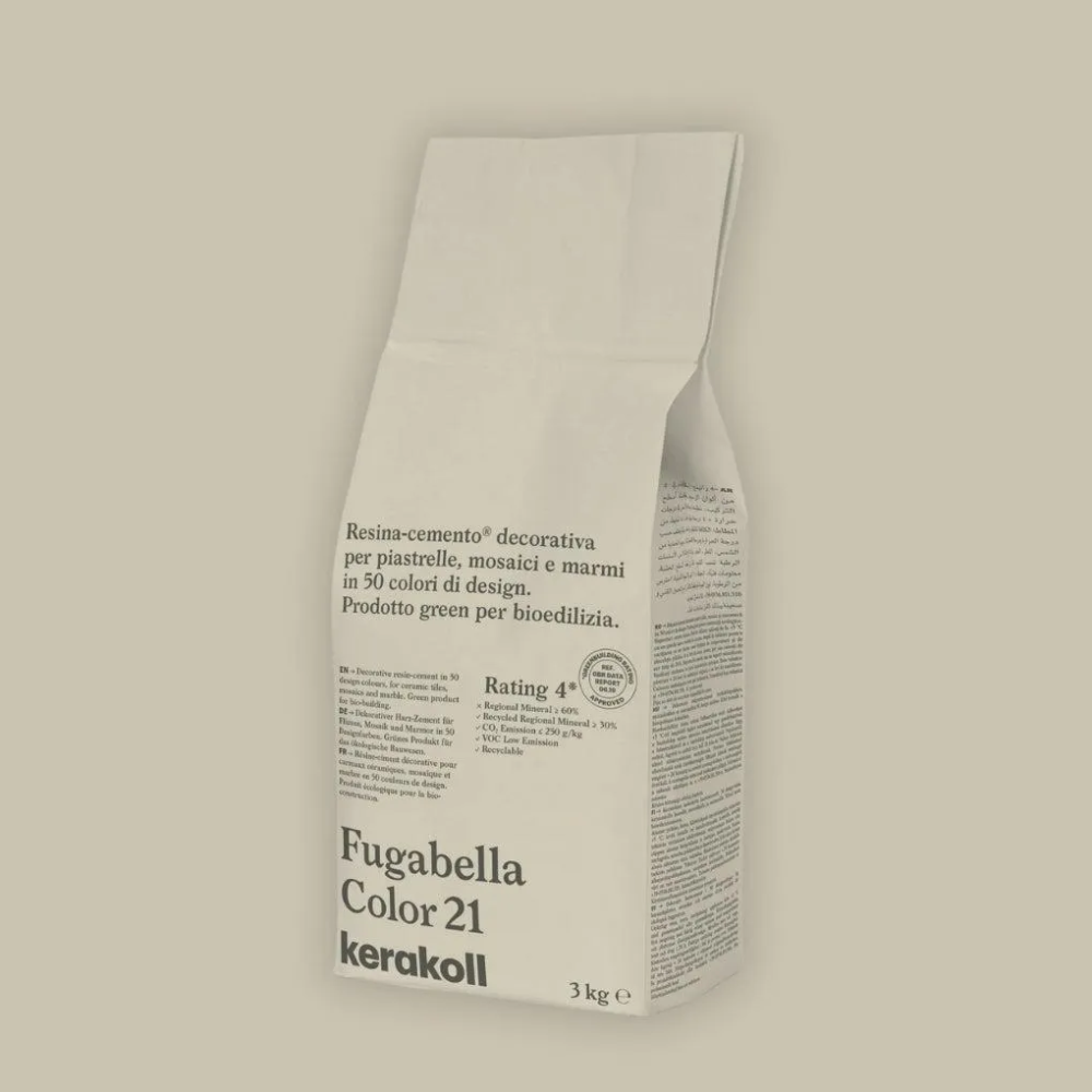 Fugabella Color Grout 21 Linen 3Kg-Kerakoll-Delforno