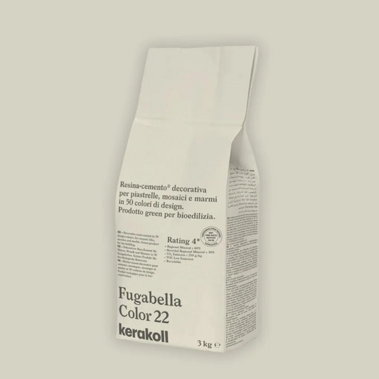 Fugabella Color Grout 22 Alabaster 3Kg-Kerakoll-Delforno