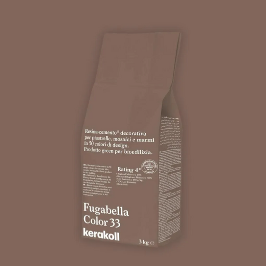 Fugabella Color Grout 33 Hot Chocolate 3Kg-Kerakoll-Delforno