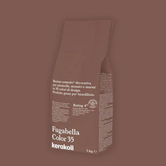 Fugabella Color Grout 35 Terracotta 3Kg-Kerakoll-Delforno