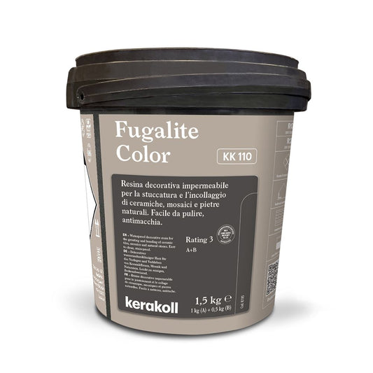 Fugalite Color KK110 Epoxy Tile Grout 1.5Kg-Delforno