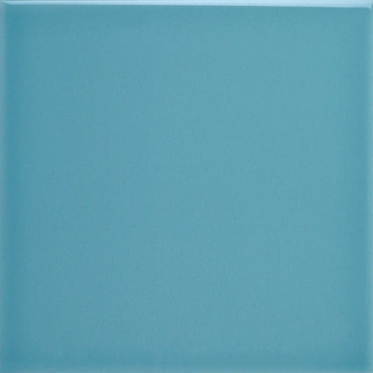Duck Egg Gloss Ceramic Tile 15 x 15cm-Delforno