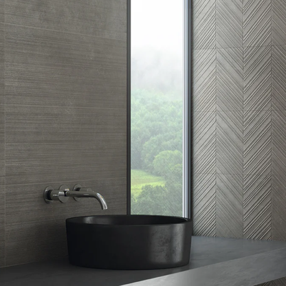 Gubi Wall Antracite Peak 32 Ceramic Tile 30 x 90cm