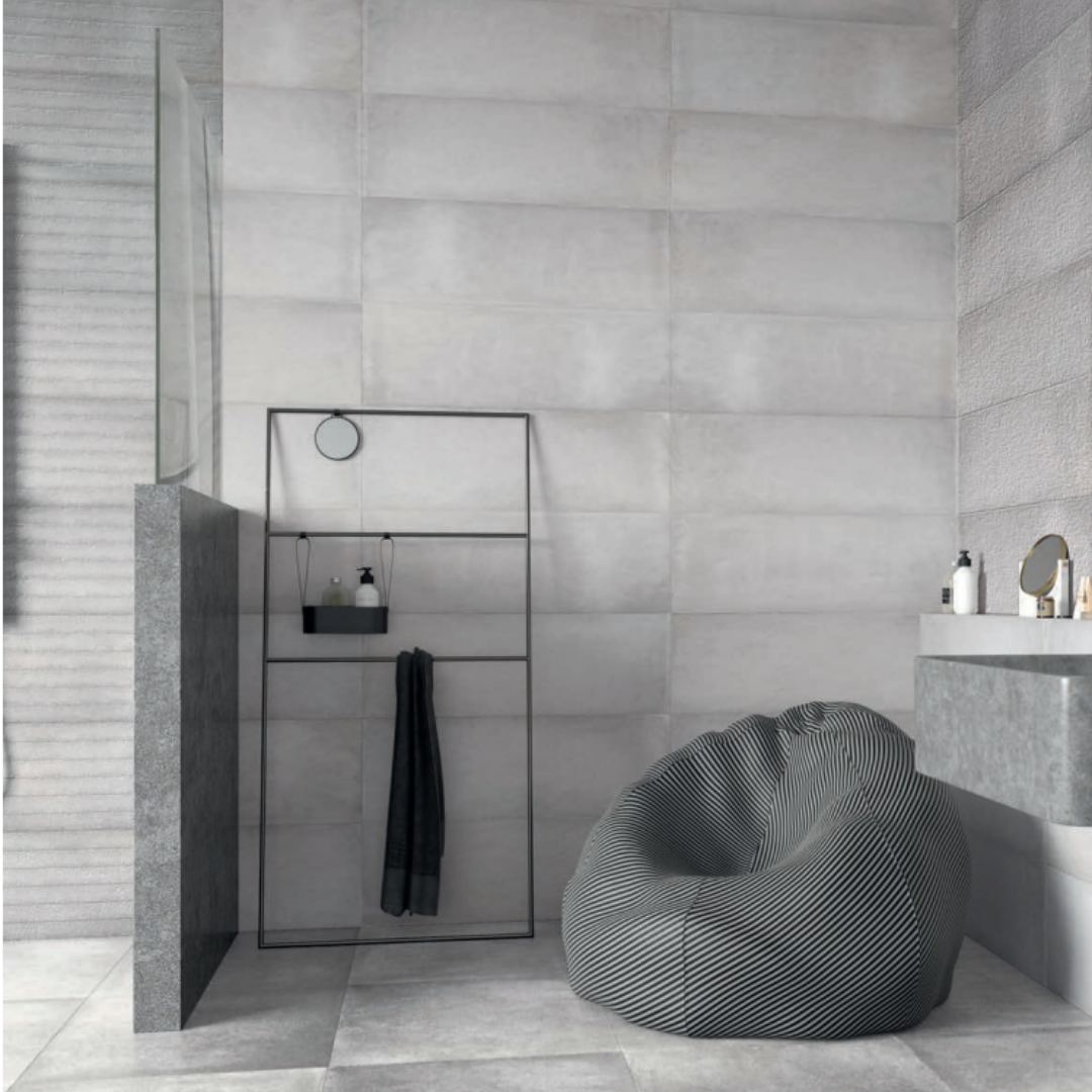 Inspired Grey Ceramic Tile 30 x 90cm-Delforno