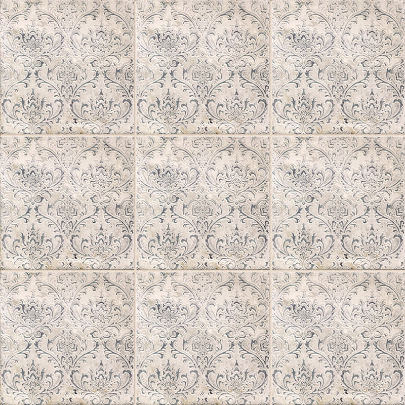 Décor Daman Azul Ceramic Tile 20 x 20cm
