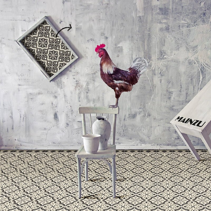 Centro Florentine White Porcelain Tile 20 x 20cm-Delforno