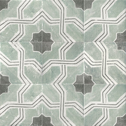 Carino Deco Iberia Porcelain Tile 20 x 20cm-Delforno