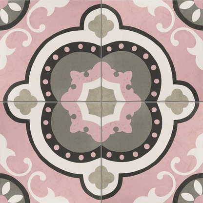 Barcelona Rose Porcelain Tile 20 x 20cm-Mainzu-Delforno
