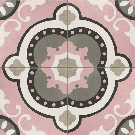 Barcelona Rose Porcelain Tile 20 x 20cm-Mainzu-Delforno