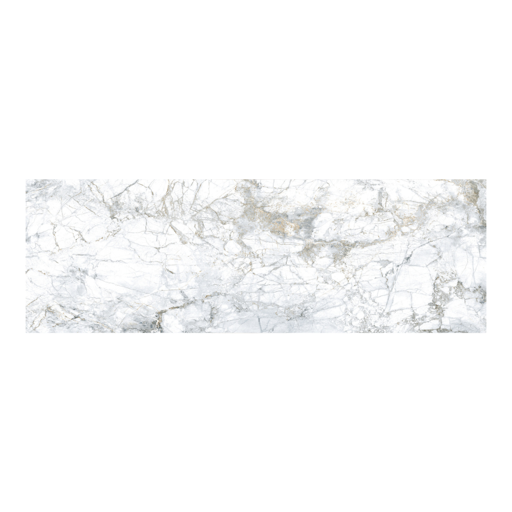 Supreme White Natural Porcelain Tile 33.3 x 100cm