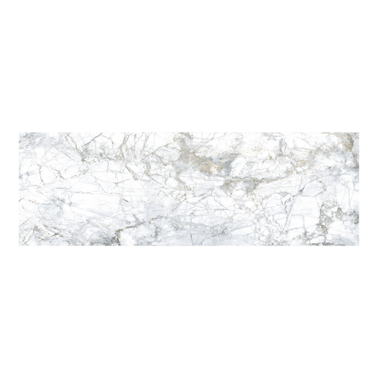 Supreme White Natural Porcelain Tile 33.3 x 100cm