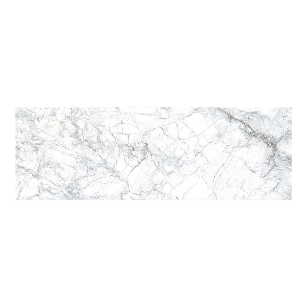 Supreme White Natural Porcelain Tile 33.3 x 100cm