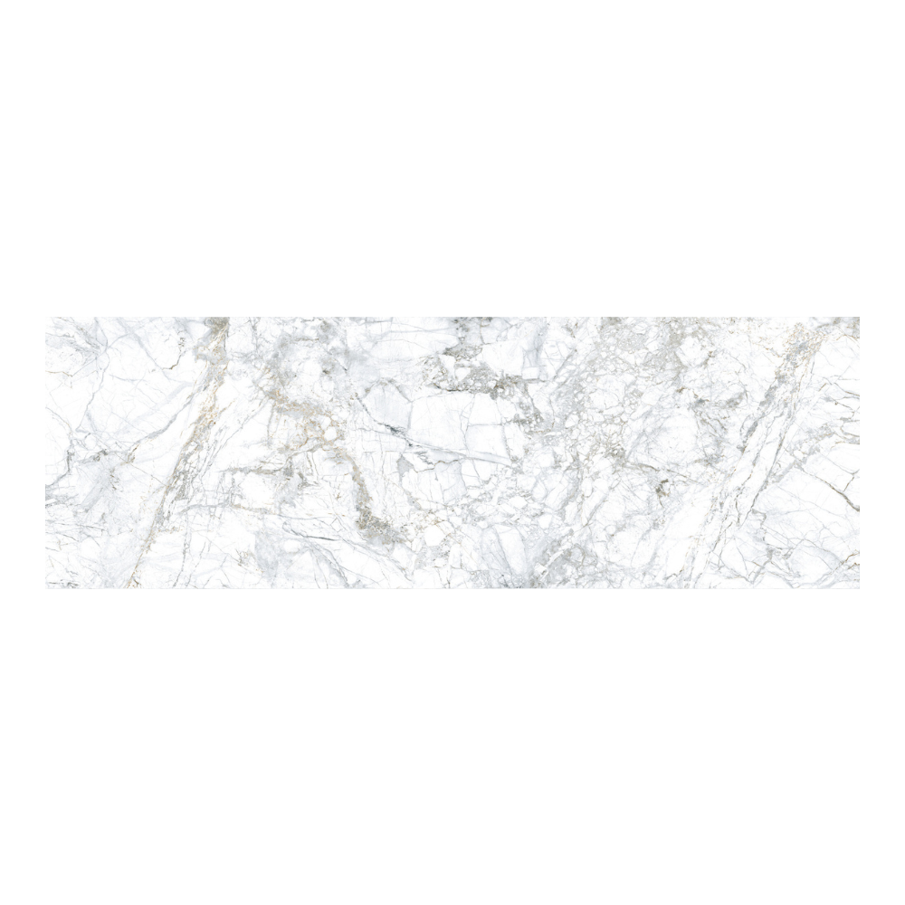 Supreme White Natural Porcelain Tile 33.3 x 100cm
