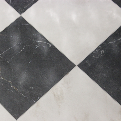 Livingstone Nero Marble Effect Porcelain Tile 30 x 30cm
