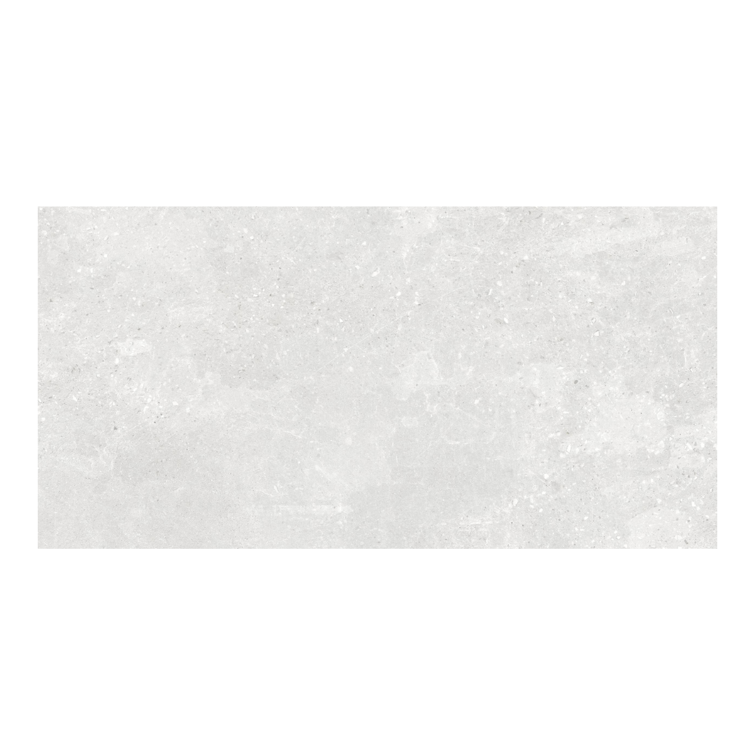 N. Street White Porcelain Tile 60 x 120cm-Delforno