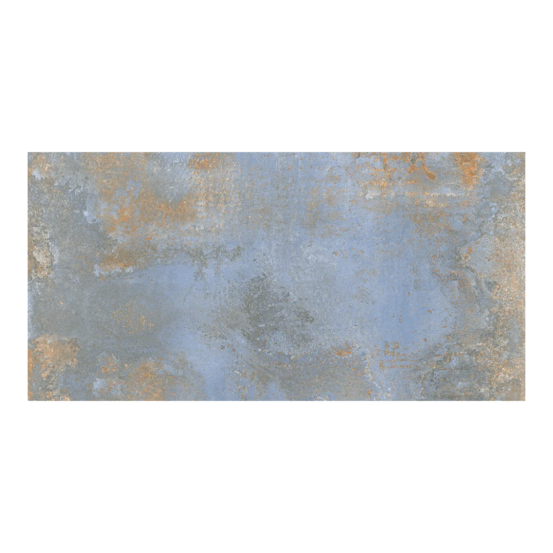 N. Oxyde Bleu Porcelain Tile 60cm x 120cm-Delforno